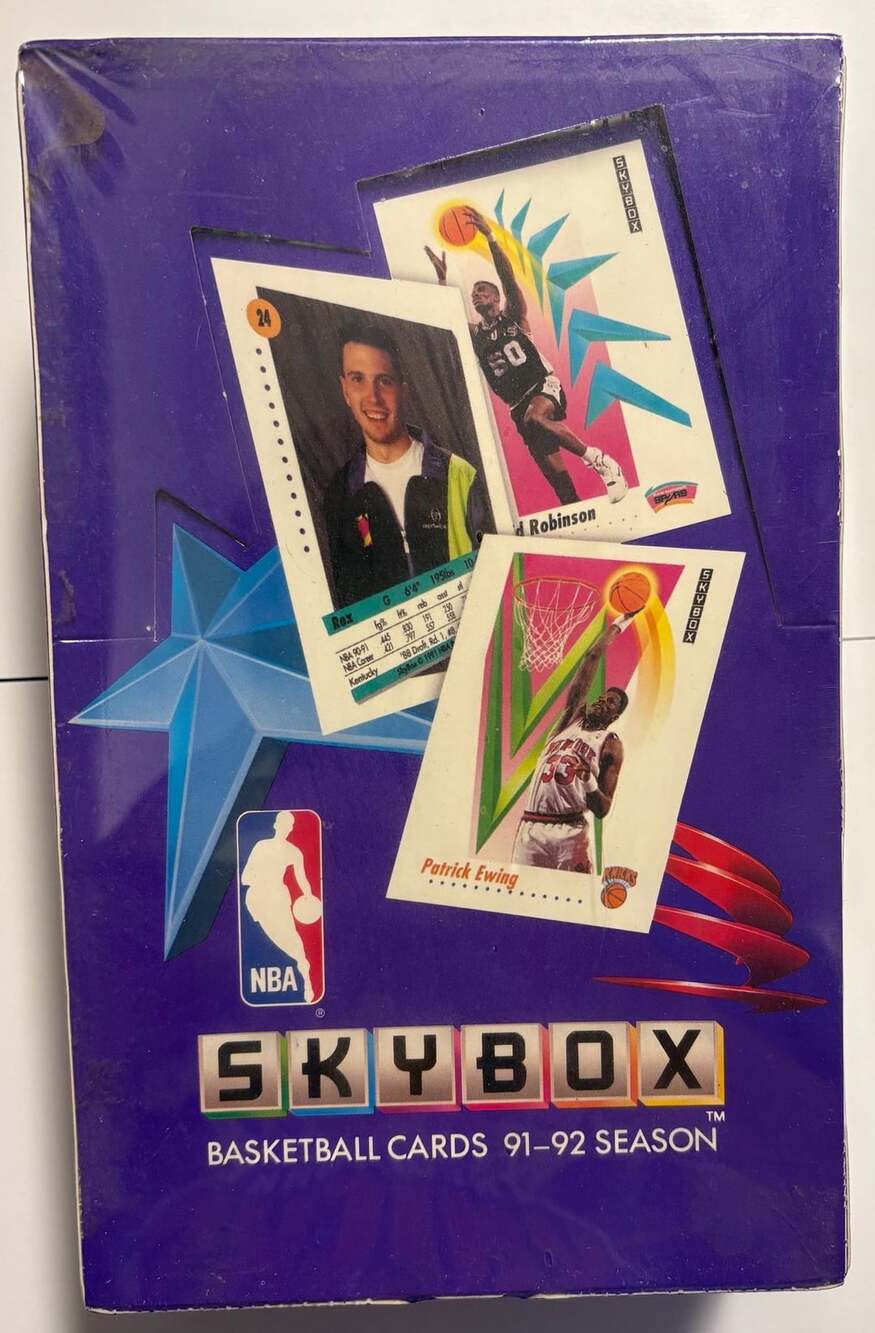 Skybox 1991-92 NBA Basketball Cards Series 1 Wax Box Factory Sealed